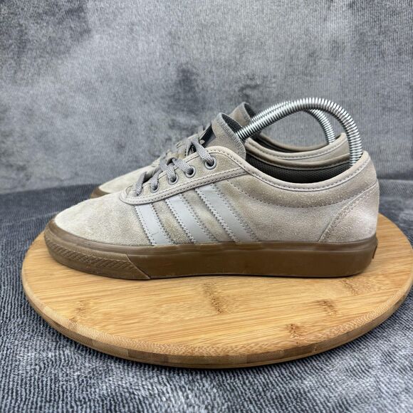 Adidas 3MC Vulc Shoes Mens Size 8 Gray Suede Skateboard Classic Casual B27796 - Picture 3 of 9